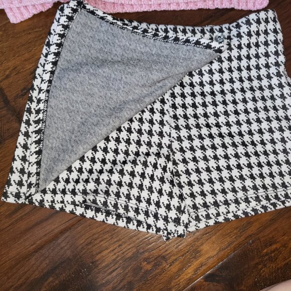 Girl's Sweater Lot w Baby GAP Houndstooth Skort Striped Pink Sweater Dress Sz 5 - Picture 4 of 13